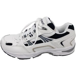 New Vionic  Men's  Orthopedic Walking Sneakers Leather Lace up  9 White